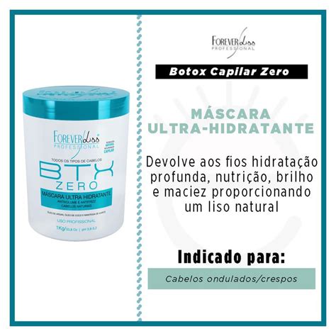 Forever Liss Botox Capilar Zero Tratamento Época Cosméticos Época