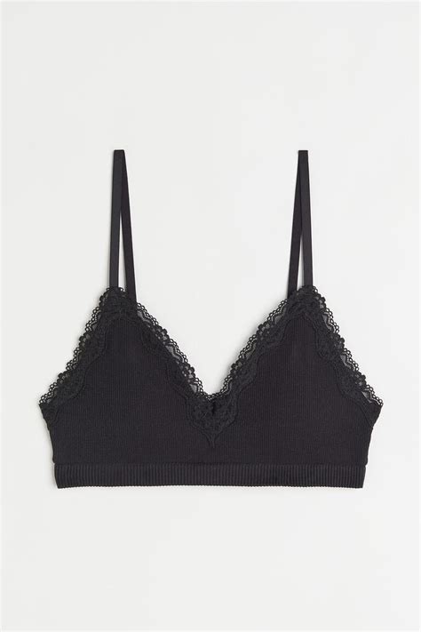 Seamless padded bra