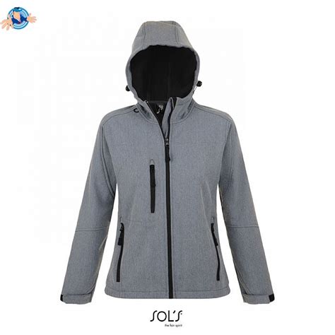 Giacca Softshell Da Donna Con Cappuccio Logo Personalizzato Da