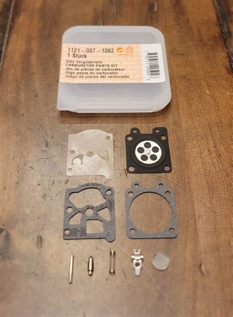 New Genuine Stihl Carburetor Rebuild Kit 024 026 Ms240 Ms260 1121 007 1062 Oem Ebay