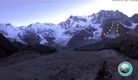 Frana Sul Monte Rosa Dalla Base Della Cresta Jagerrucken Meteo Live