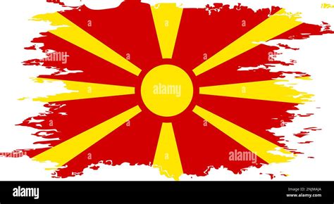 Skopje flag Stock Vector Images - Alamy