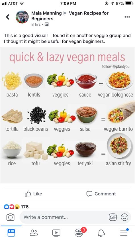 Easy Vegan Meals Vegan Recipes Easy Lazy Vegan Vegan Recipes Beginner