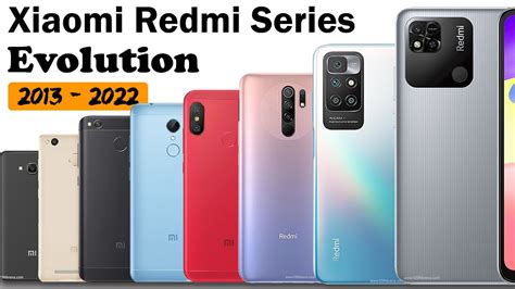 Evolution Xiaomi Redmi Series Evolution Mi Xiaomi