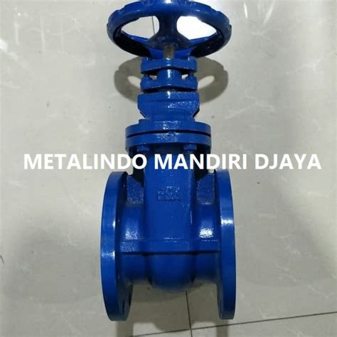 Jual Gate Valve Jis 10k Flange Besi Cast Iron 10 Fkk Shopee Indonesia