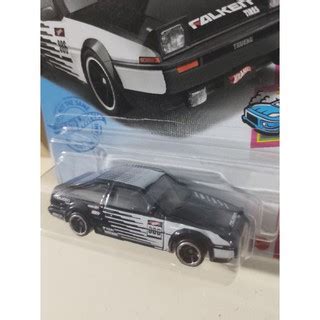 Miniatura Hot Wheels Toyota AE86 Sprinter Trueno 2021 Azul Claro HW