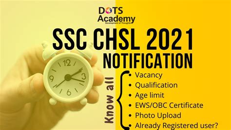 Ssc Chsl Notification Exam Chsl Vacancy Age Limit