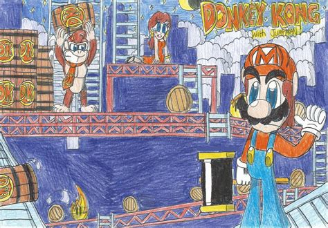 Donkey Kong with Jumpman(Mario) Remake version by FTFTheAdvanceToonist ...