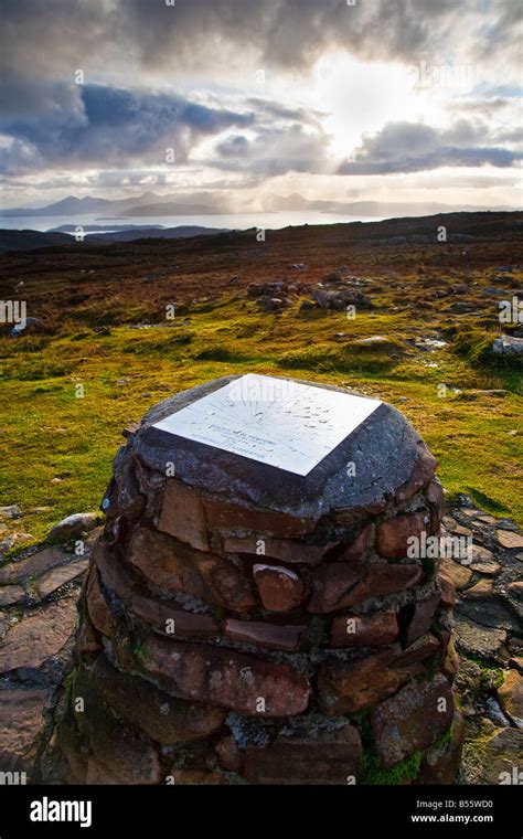 Pass Of The Cattle Summit Near Applecross In The Autumn Time Wester