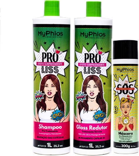 Kit MyPhios Professional Pro Liss S O S Beleza Na Web