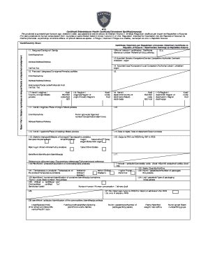 Health Certificate Htc Fill Online Printable Fillable Blank