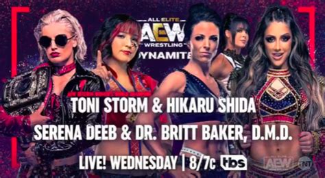 Women S Tag Match Added To Next Week S Aew Dynamite