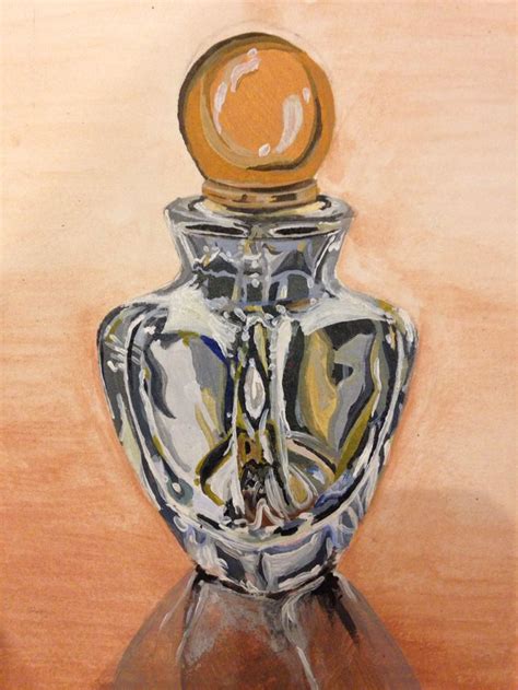 Perfume Bottle Acrylic Painting Perfume Bottles Bottle Painting Perfume