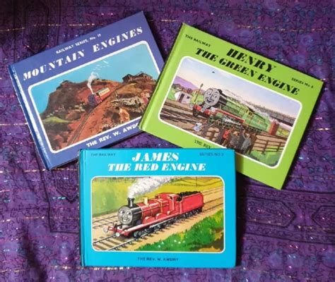 THOMAS THE TANK Engine And Friends Three Vintage Illustrated Hardback