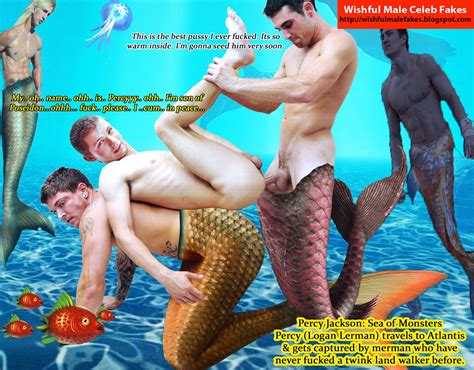 Post Camp Half Blood Chronicles Fakes Logan Lerman Merman