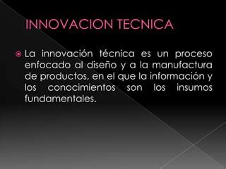 Tecnologia Informacion E Innovacion PPT