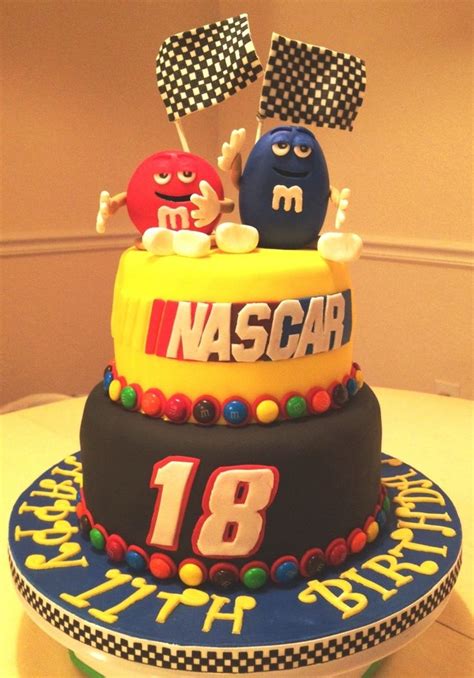 Nascar Birthday Cake Mm Nascar Birthday Cake Cakecentral Davemelillo