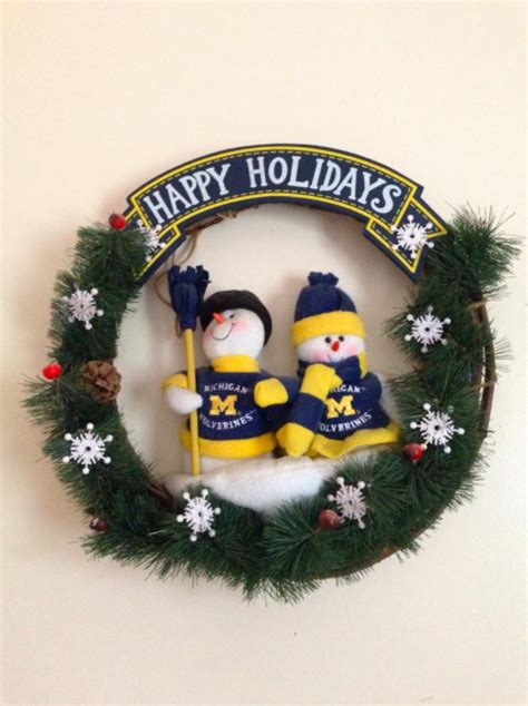 University Of Michigan Holiday Crafts Crafts Maize And Blue