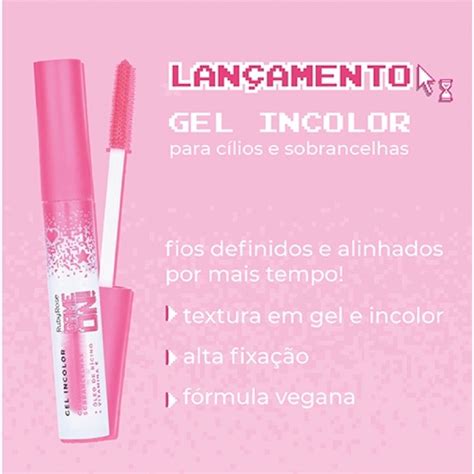 Gel Incolor Para Sobrancelhas Game On Ruby Rose HB509 Shopee Brasil