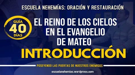 Guía 40 días El reino de los cielos en el evangelio de Mateo