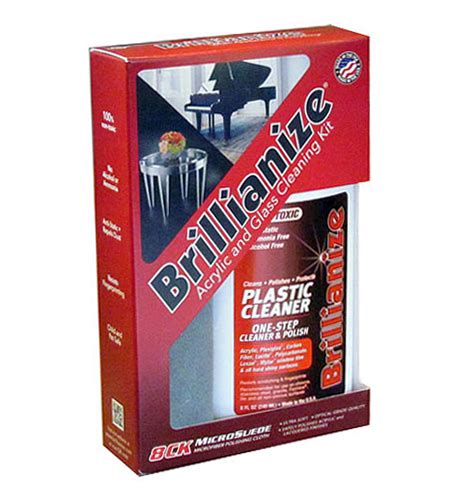 Plastic Cleaner Kit By Brillianize For Polycarbonate