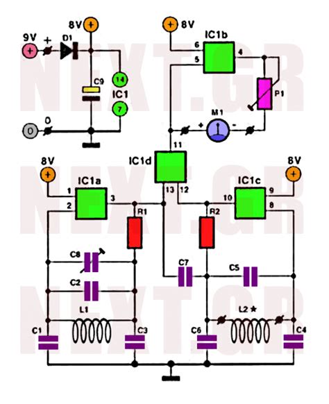 Gold Detector Circuit Diagram And Explanation Detector Circu