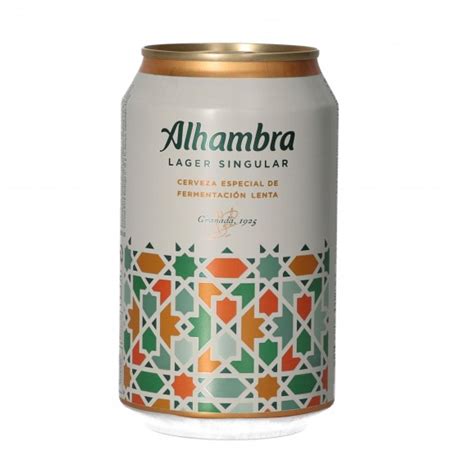 ALHAMBRA LAGER SINGULAR LATA 33CL