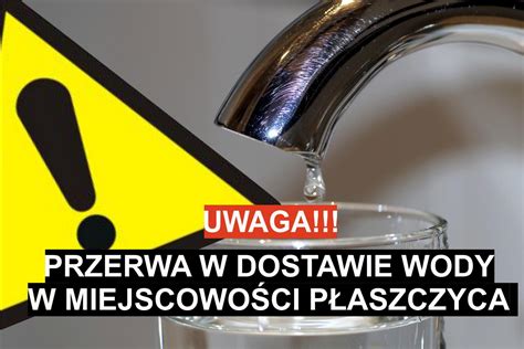 Uwaga Przerwa W Dostawie Wody Gmina Przechlewo