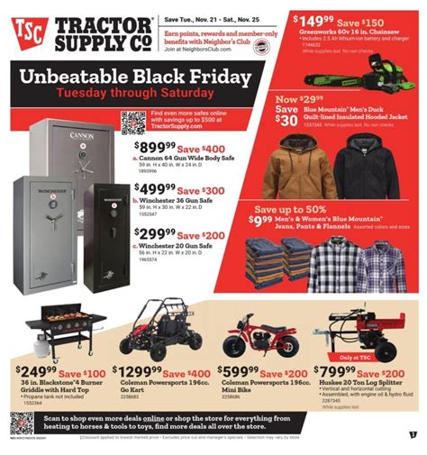 Tractor Supply Company Black Friday 2024 Ad And Deals