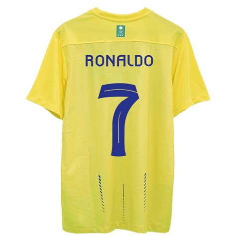 Herren Cristiano Ronaldo 7 Gelb Heimtrikot Trikot 2023 24 T Shirt