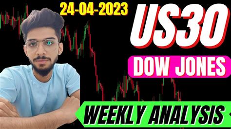 Us30 Weekly Chart Analysis For Monday 24 04 2023 Dow Jones Forex Trading Us30 Intraday