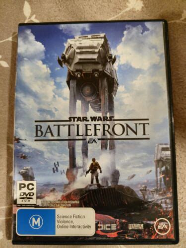 Star Wars Battlefront PC DVD ROM Game 4 Discs Opened But Never Played