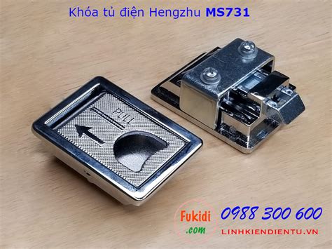 Khóa Tủ điện Hengzhu Ms731 1 2 Hợp Kim Kẽm Không Chìa Khóa Màu Trắng