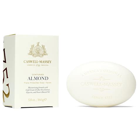 Caswell Massey Triple Milled Centuries Almond Bar Soap