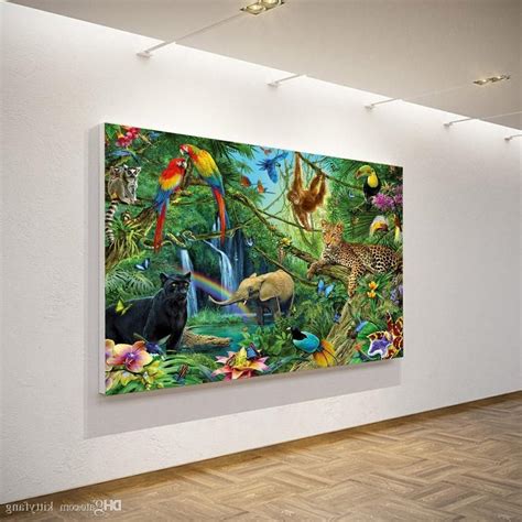 15 Best Ideas Jungle Canvas Wall Art