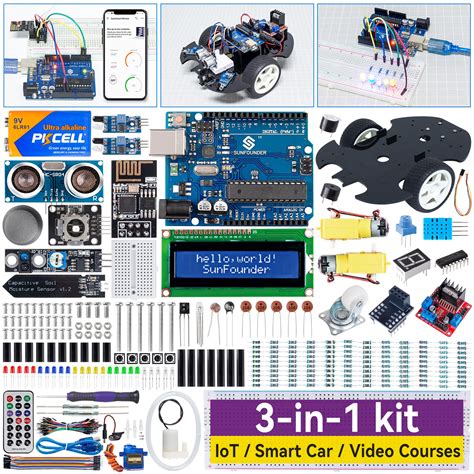 Buy SUNFOUNDER Ultimate Starter Kit Compatible With Arduino UNO IDE