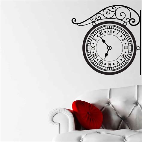 Decorative Wall Stickers Clock At Clara Stamps Blog