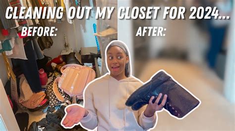 EXTREME CLOSET CLEAN OUT FOR 2024 Decluttering And Organizing My Walk