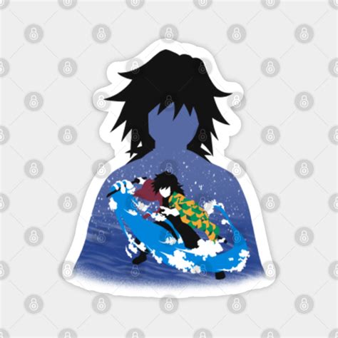 Water Breathing Giyu - Demon Slayer - Magnet | TeePublic