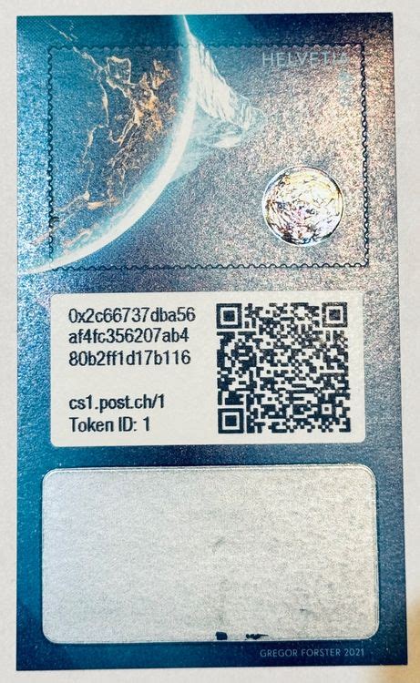 Swiss Crypto Stamp 1 0 ID1 Matterhorn Mit NFT Kaufen Auf Ricardo