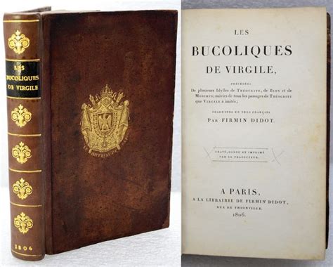 LES BUCOLIQUES DE VIRGILE Précédées De plusiers Idylles de Théocrite