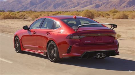 Honda Accord Type R Steals Virtual Civic DNA Keeps Big Wing And Triple