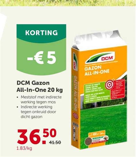 Dcm Gazon All In One Kg Aanbieding Bij Aveve Folders Nl