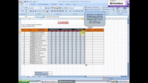 Como Hacer Calificaciones En Excel Mide