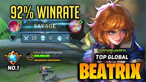 Beatrix Savage Perfect Gameplay Top Global Beatrix Best Build By