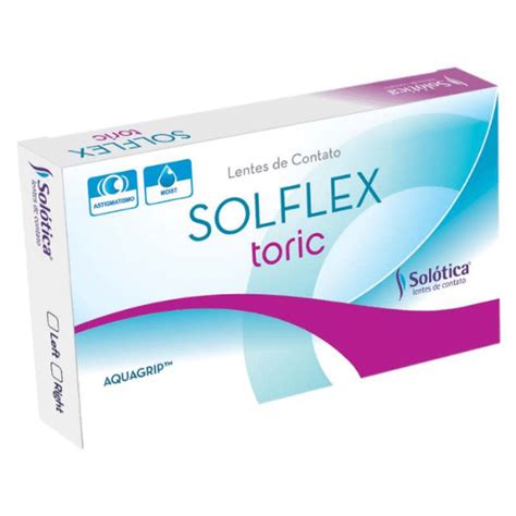 Lentes De Contato Torica Para Astigmatismo E Miopia - Lentes de Contato Solflex Tórica Solótica para Astigmatismo com ...