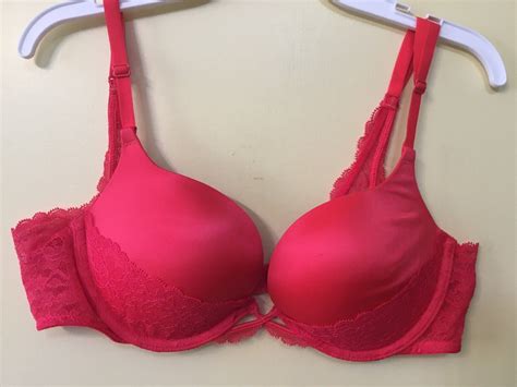 Victorias Secret Very Sexy Padded Demi Red Bra Size … Gem