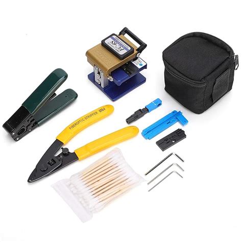 Buy Ftth Fiber Optic Stripping Tool Kit Include Fc S Fiber Cleaver