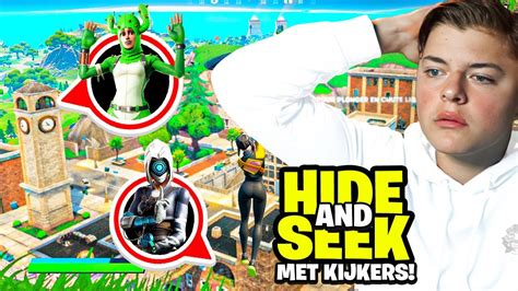 Tilted Towers HIDE SEEK Met Kijkers YouTube