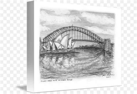 Sydney Harbour Bridge Sydney Opera House Arch Art Sketch, PNG ...